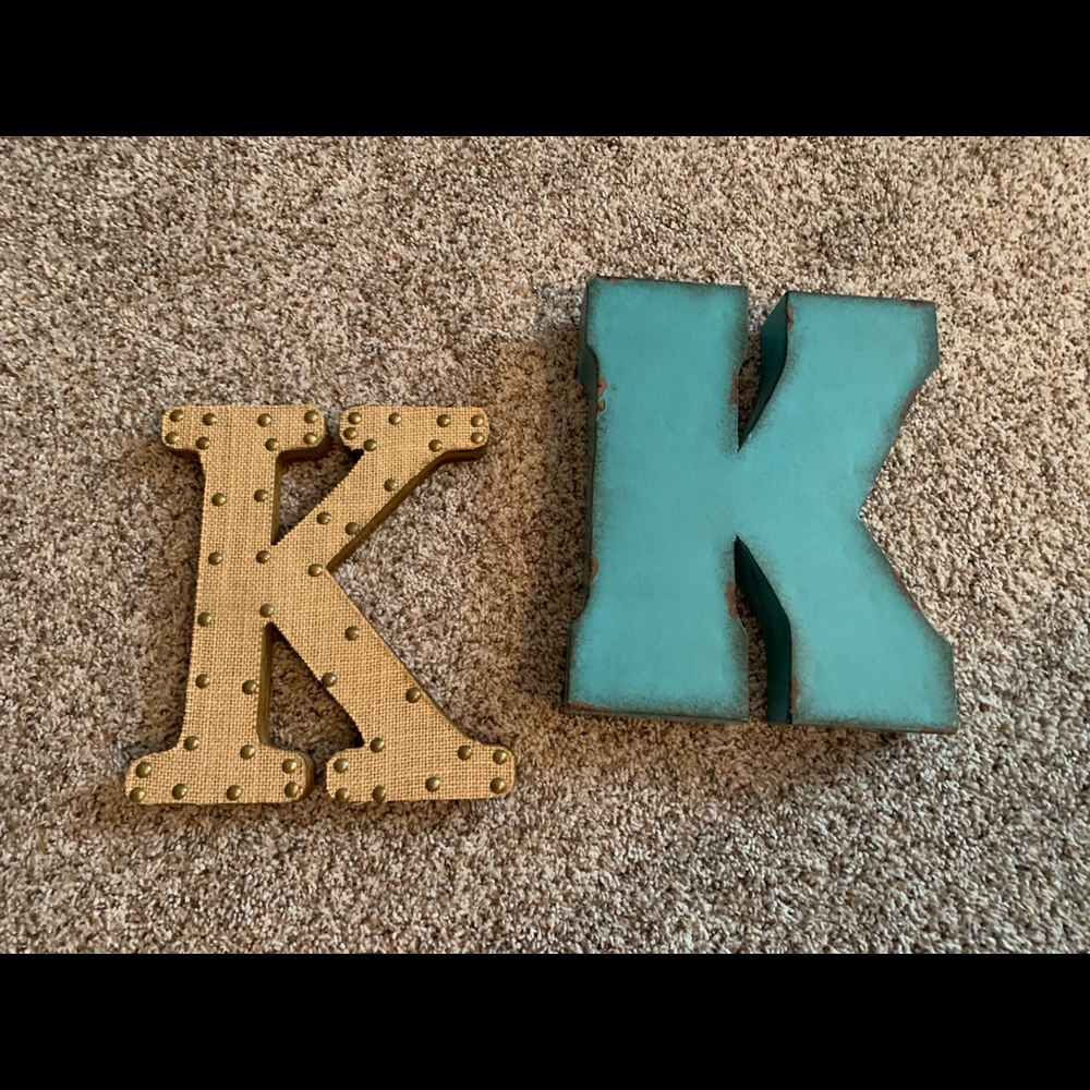 Hobby Lobby K decor